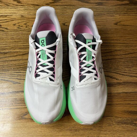 On Cloud Cloudsurfer Next Shoes Wolf Honeydew White Green Mens Size 11 12 14 main image 7